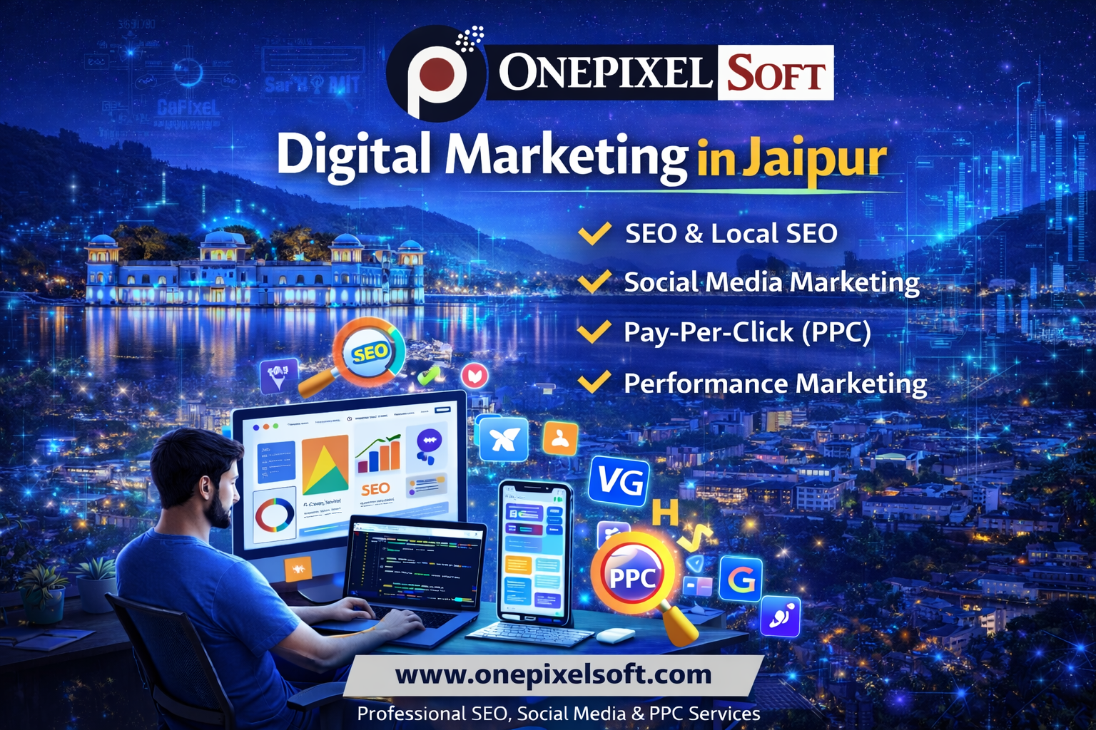Digital Marketing Company in Jaipur | OnePixel Soft Pvt. Ltd.
