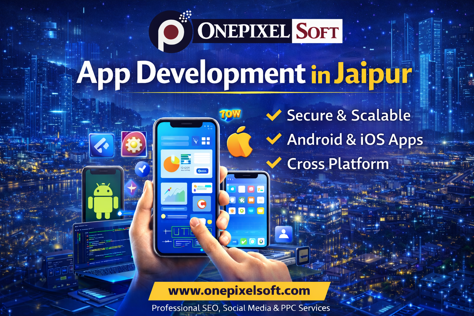 App Development Company in Jaipur | OnePixel Soft Pvt. Ltd.