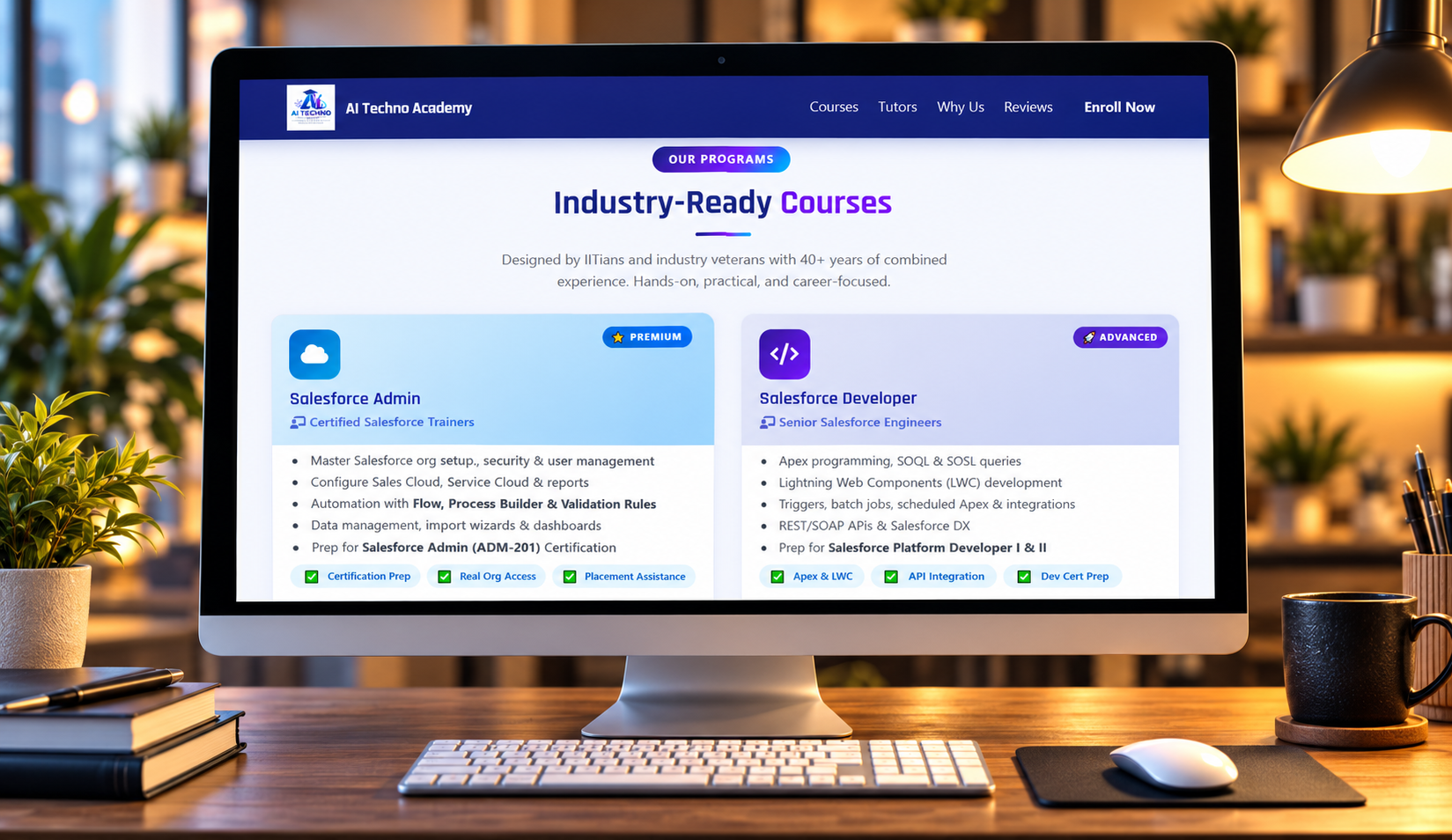 AI Techno Academy – AI, Salesforce & Future-Tech Training hero preview