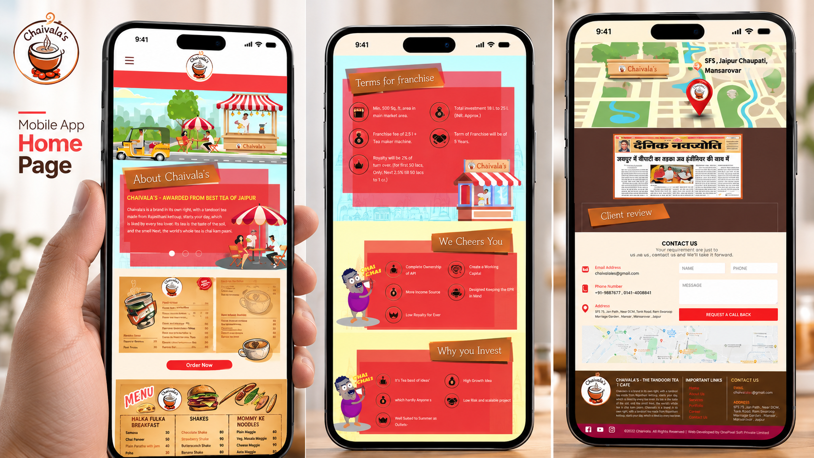Website Screen