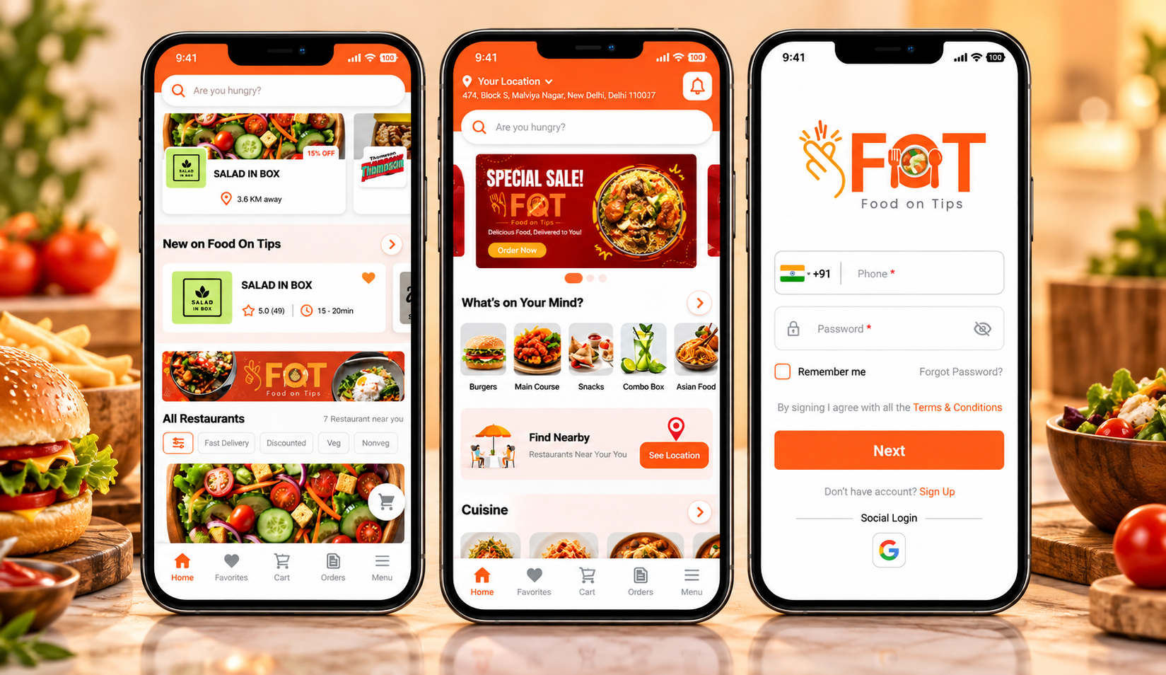 Food On Tips