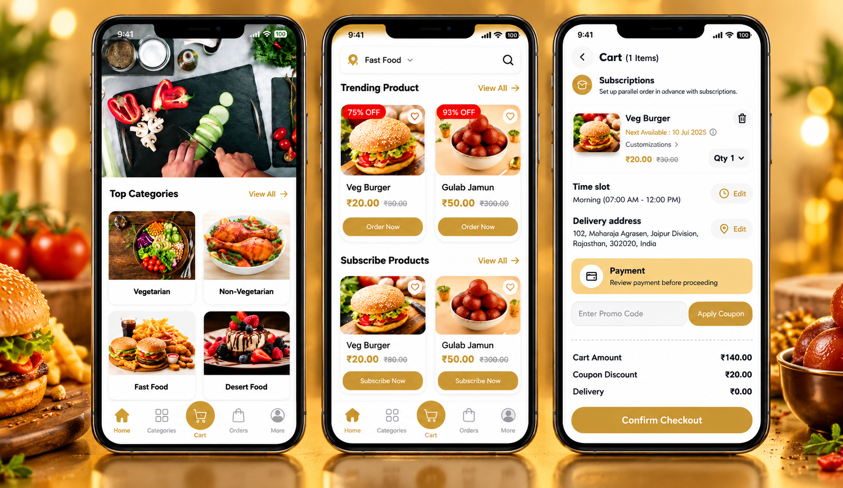 M4Meals – Healthy Food Delivery App