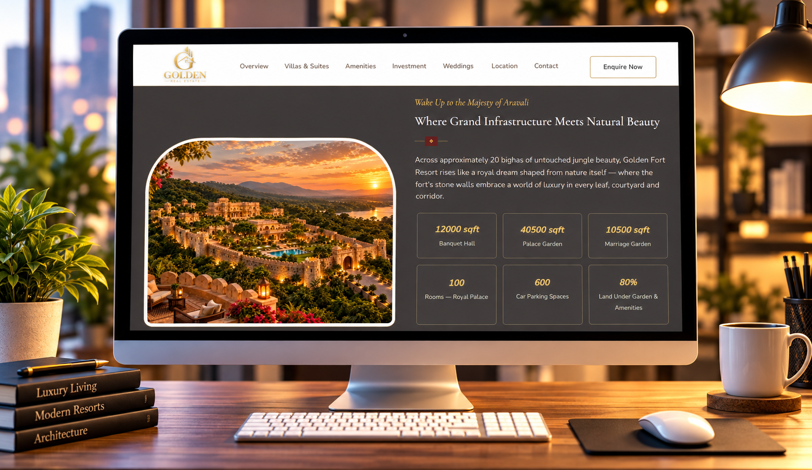 Golden Real Estate hero preview