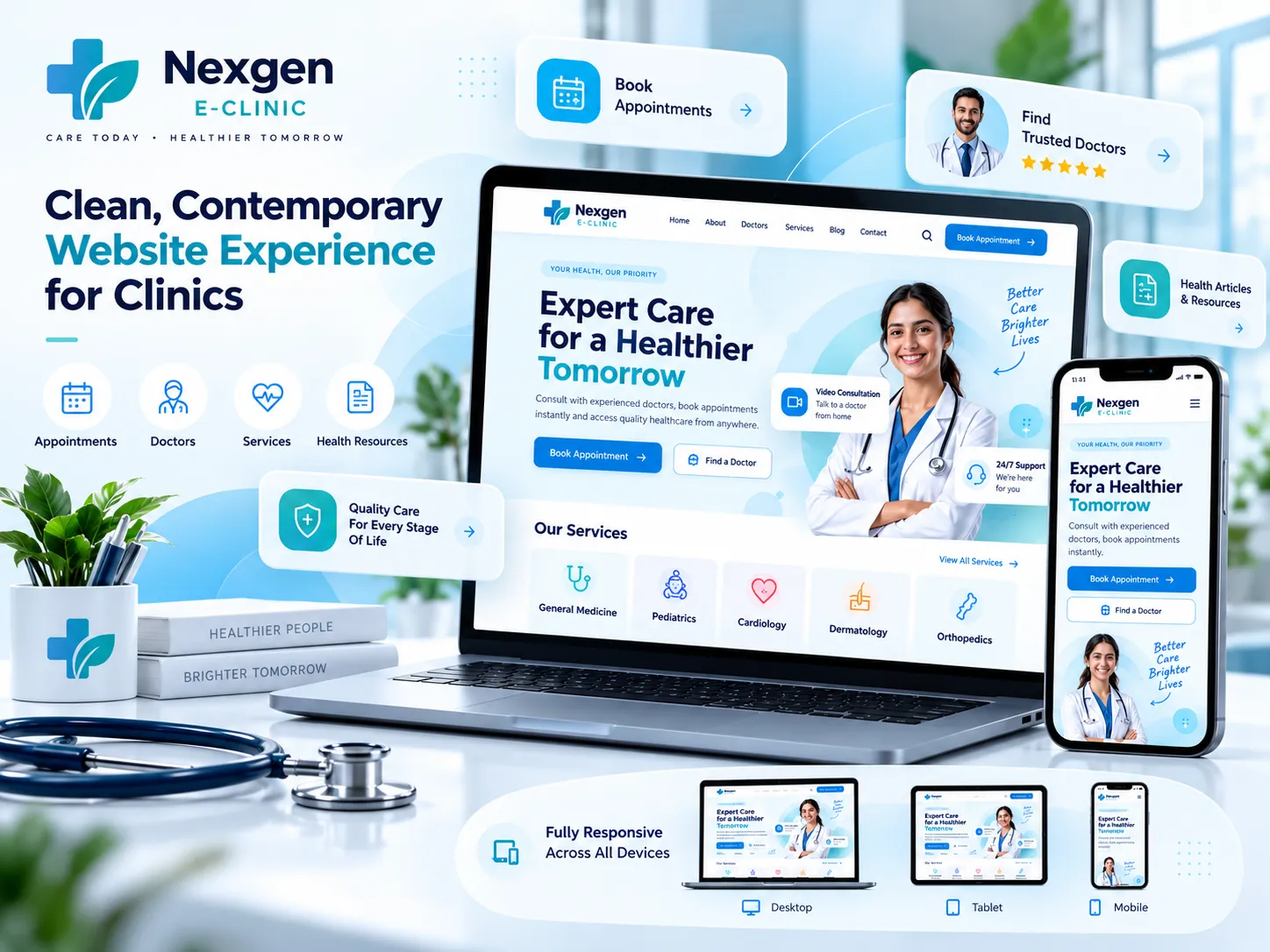 Nexgen E-Clinic hero preview