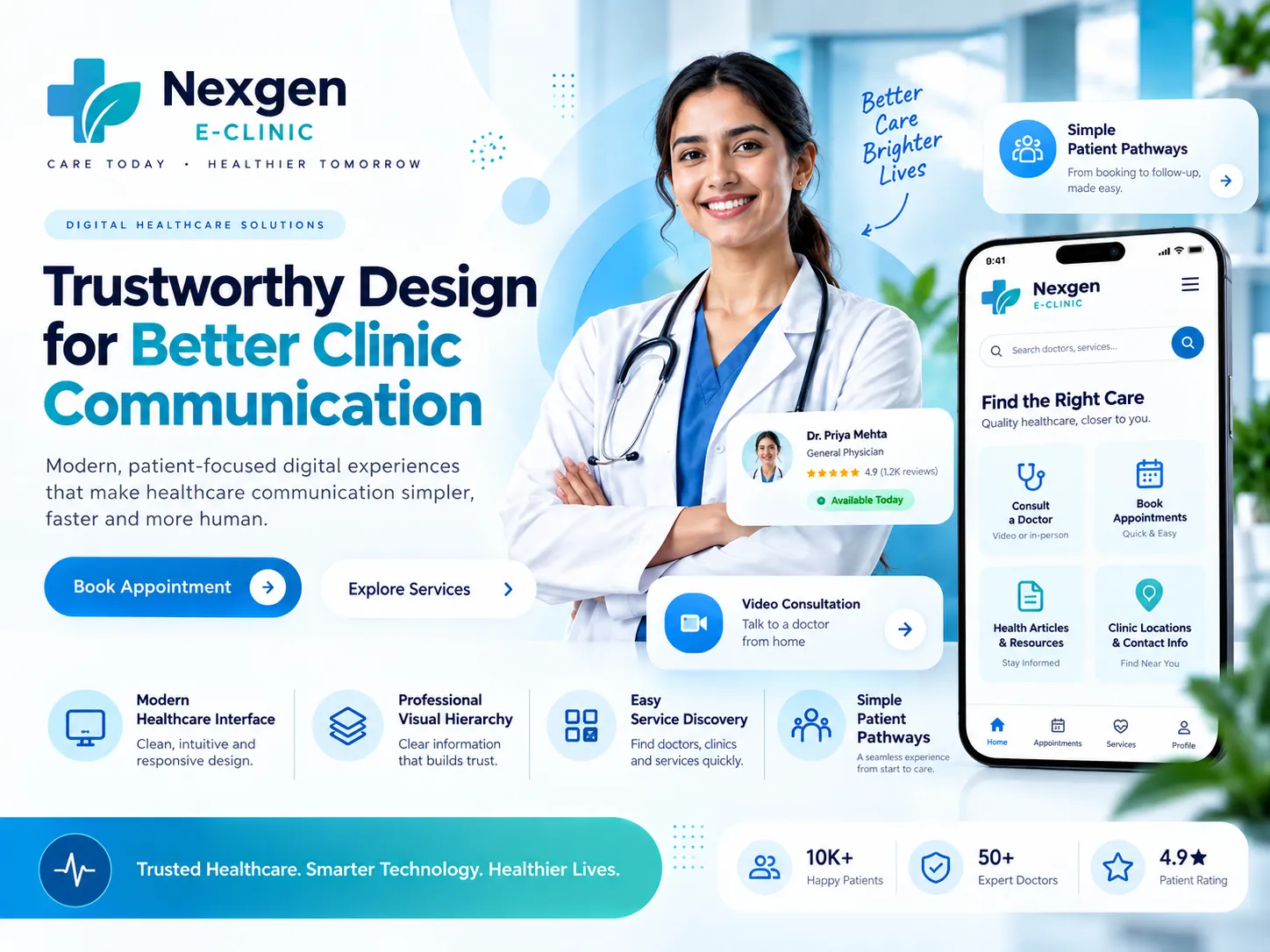 Nexgen E-Clinic hero preview