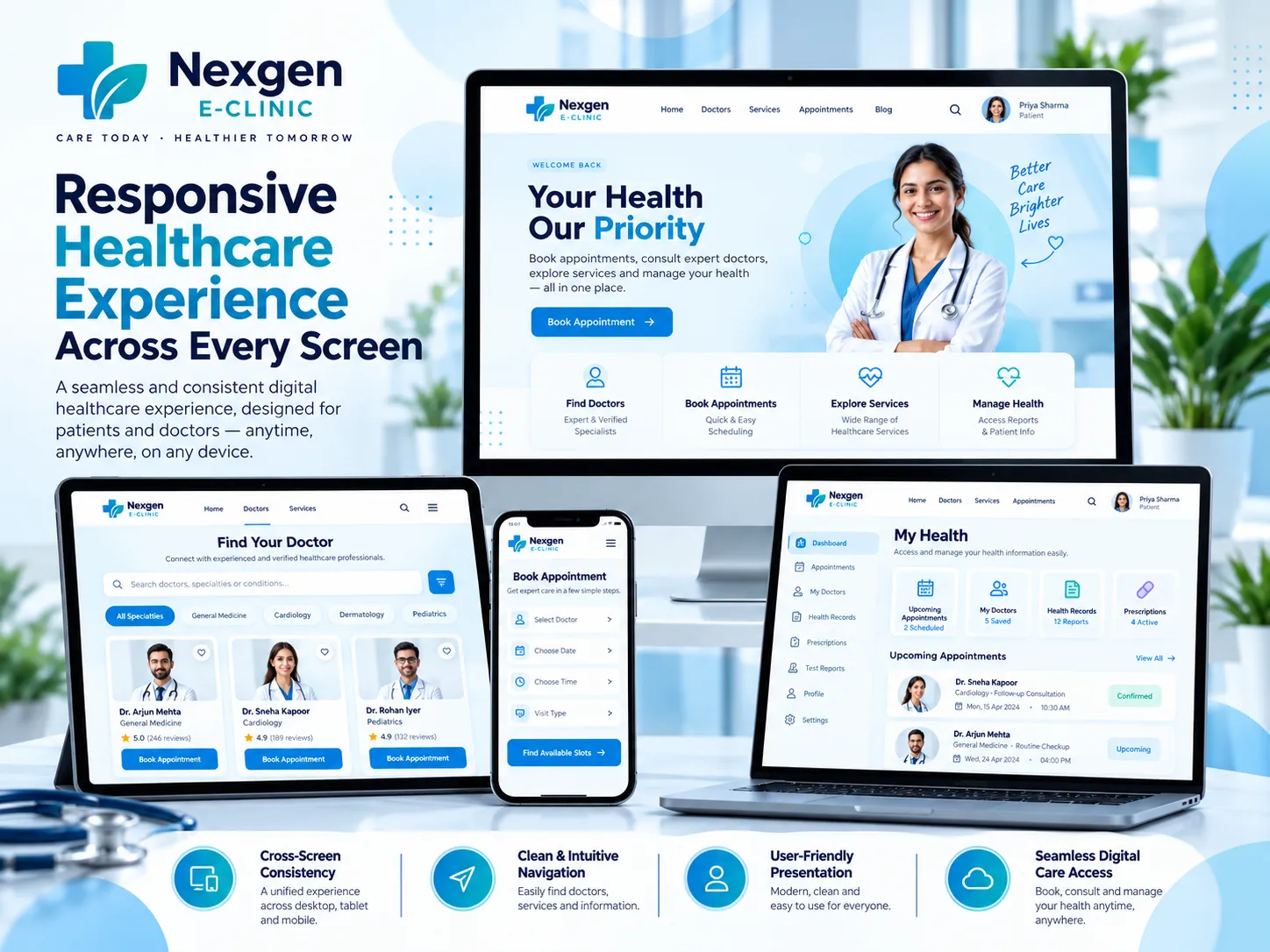 Nexgen E-Clinic hero preview