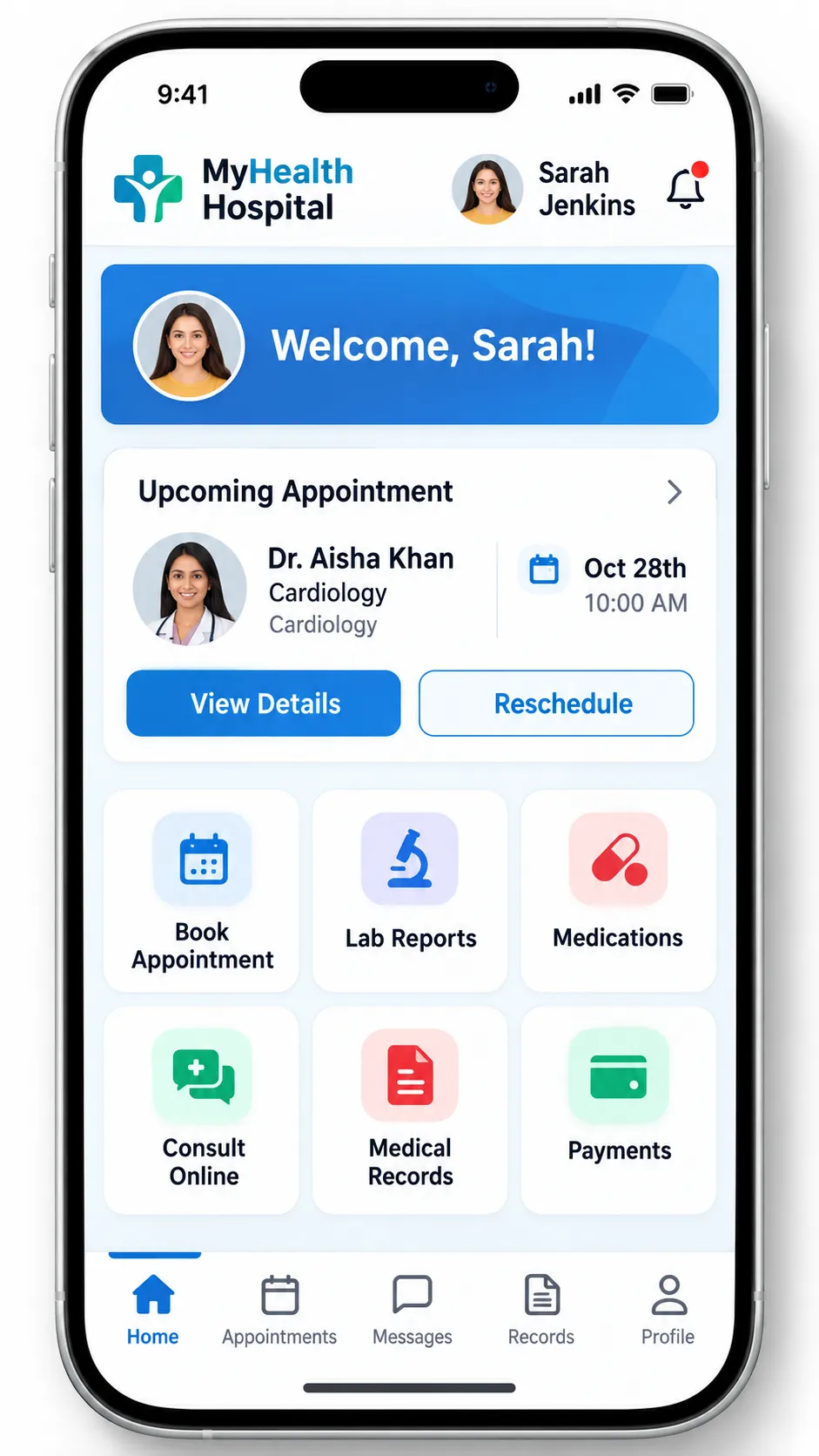 Hospital Management System screenshot