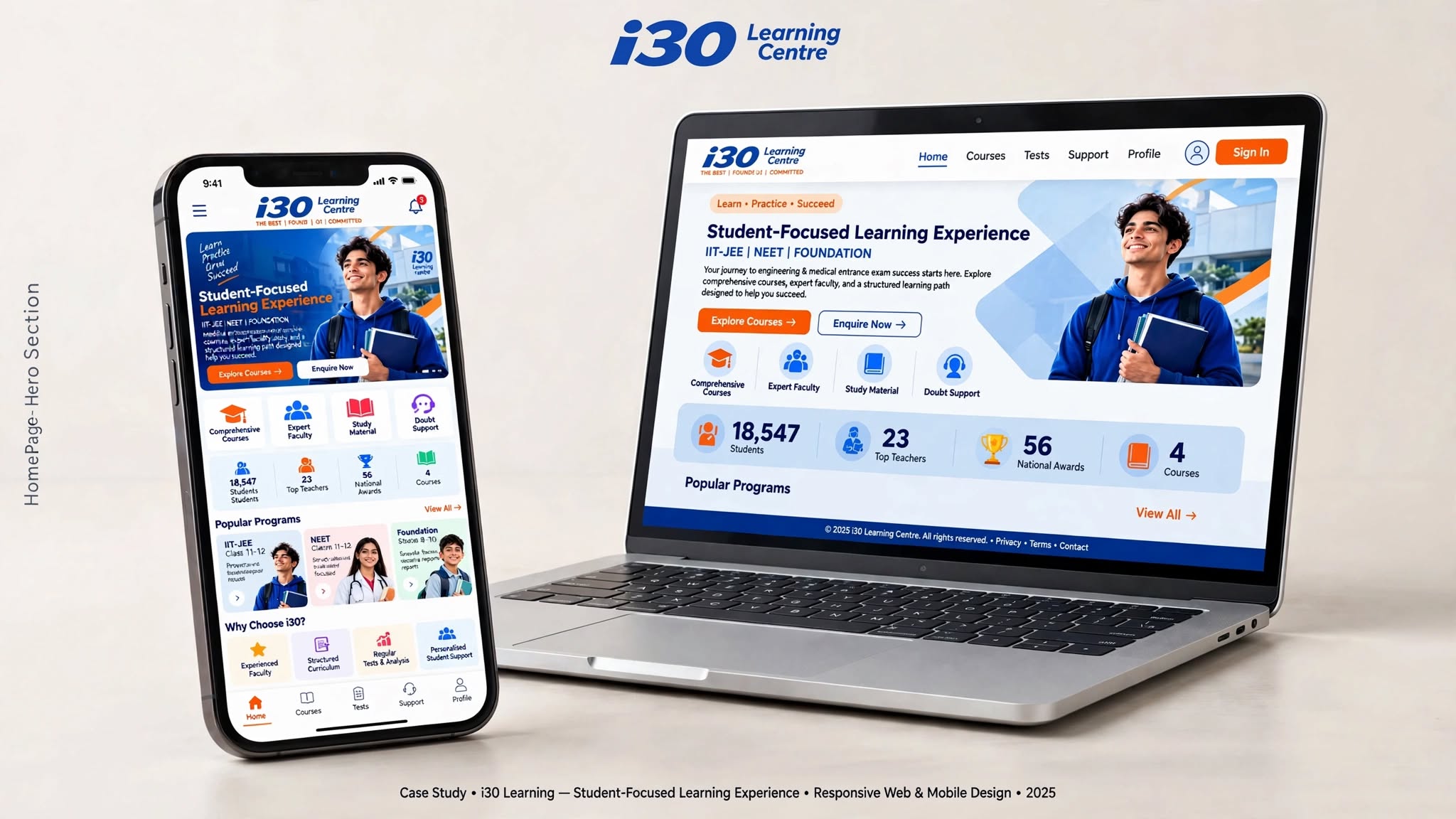 i30 Learning Center hero preview