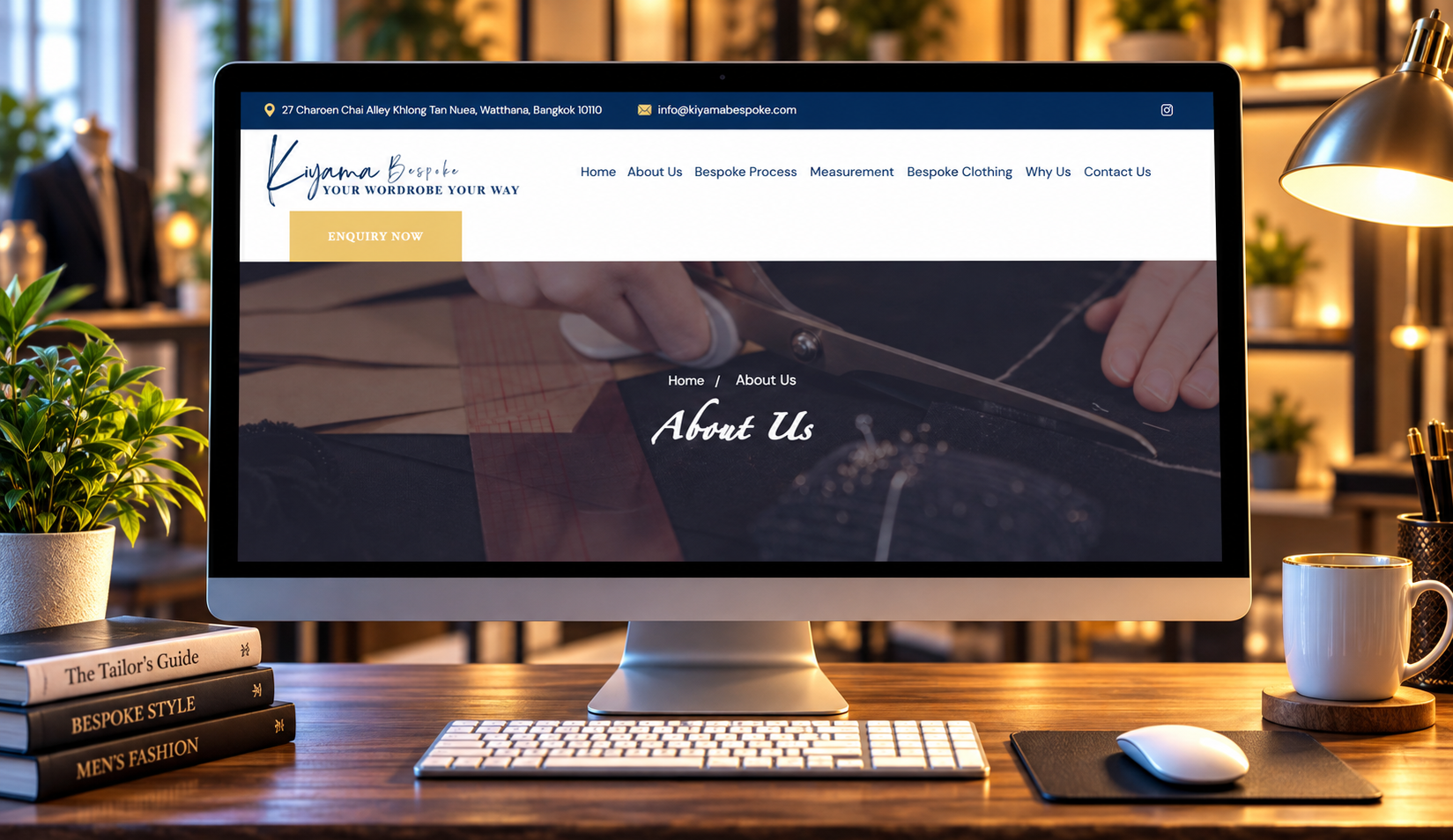 Kiyama – Premium Brand Website Design hero preview