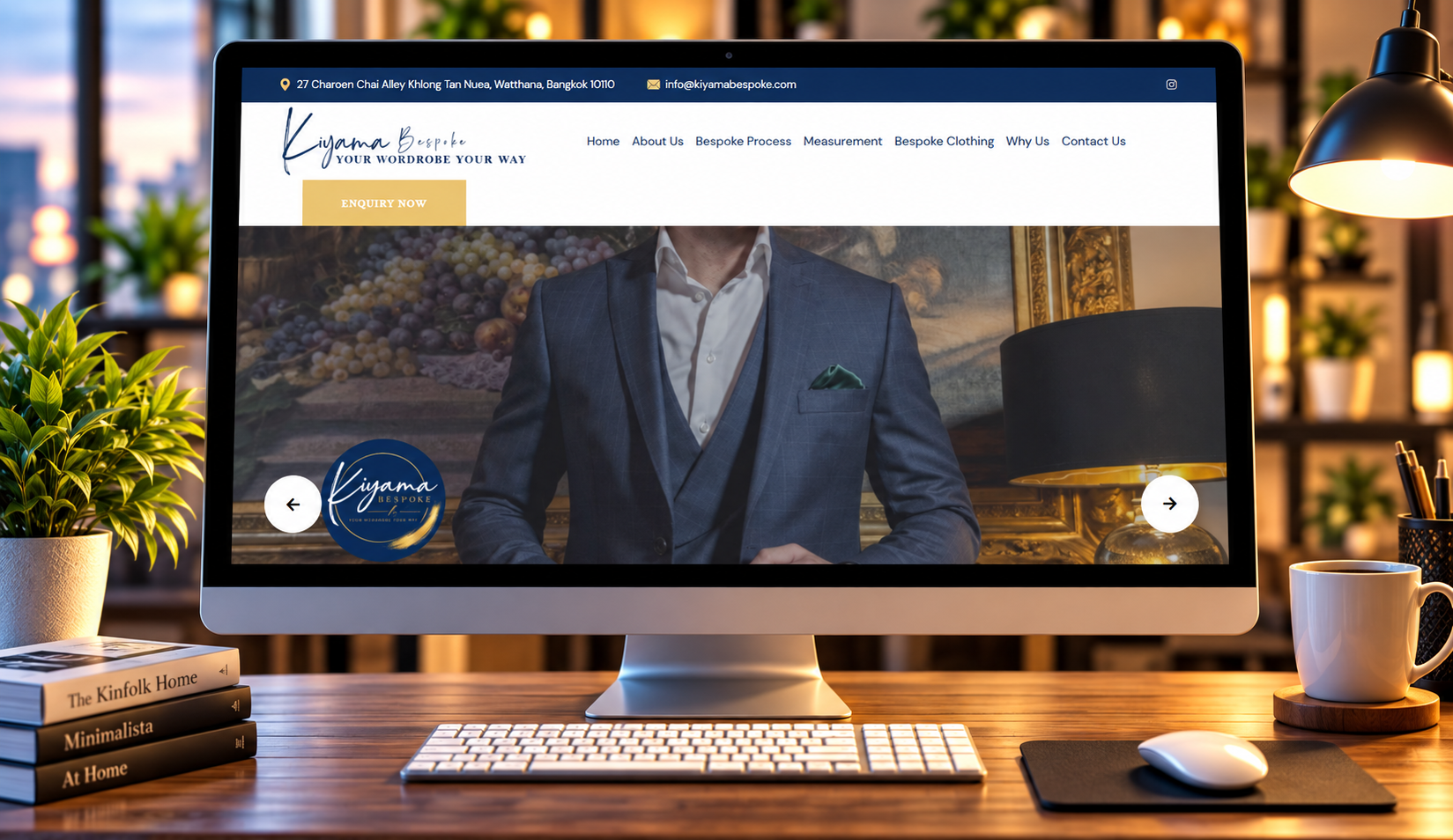Kiyama – Premium Brand Website Design